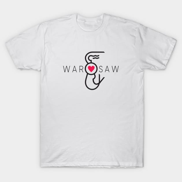 Warsaw Mermaid T-Shirt by Koszulkowy Zawrót Głowy